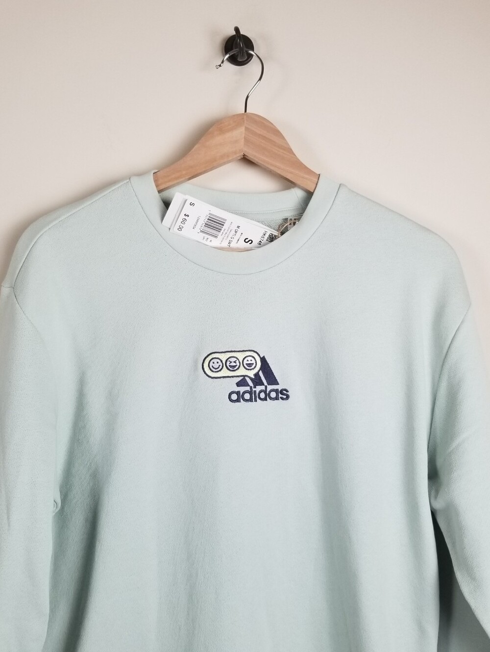 Adidas Optimoticons Crewneck Sweatshirt Size Small NWT - Picture 3 of 9